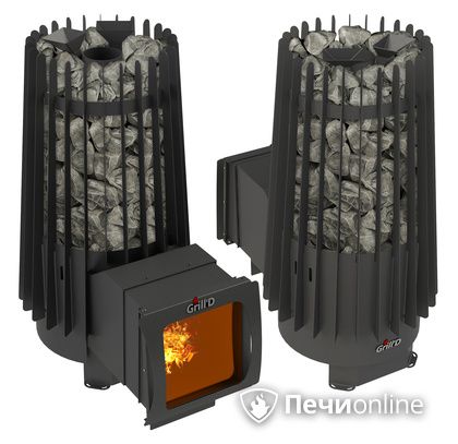 Дровяная печь-каменка GrillD Cometa Vega 180 window long Max в Тавде