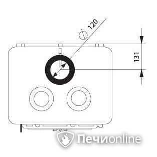 Отопительно-варочная печь Ferguss Magma cook side door в Тавде