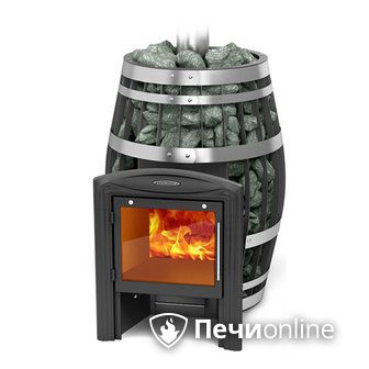 Дровяная банная печь TMF Саяны XXL 2015 Inox Витра с закрытой каменкой в Тавде