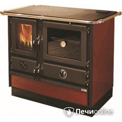 Отопительно-варочная печь MBS Thermo Magnum Red R с теплообменником и духовым шкафом в Тавде